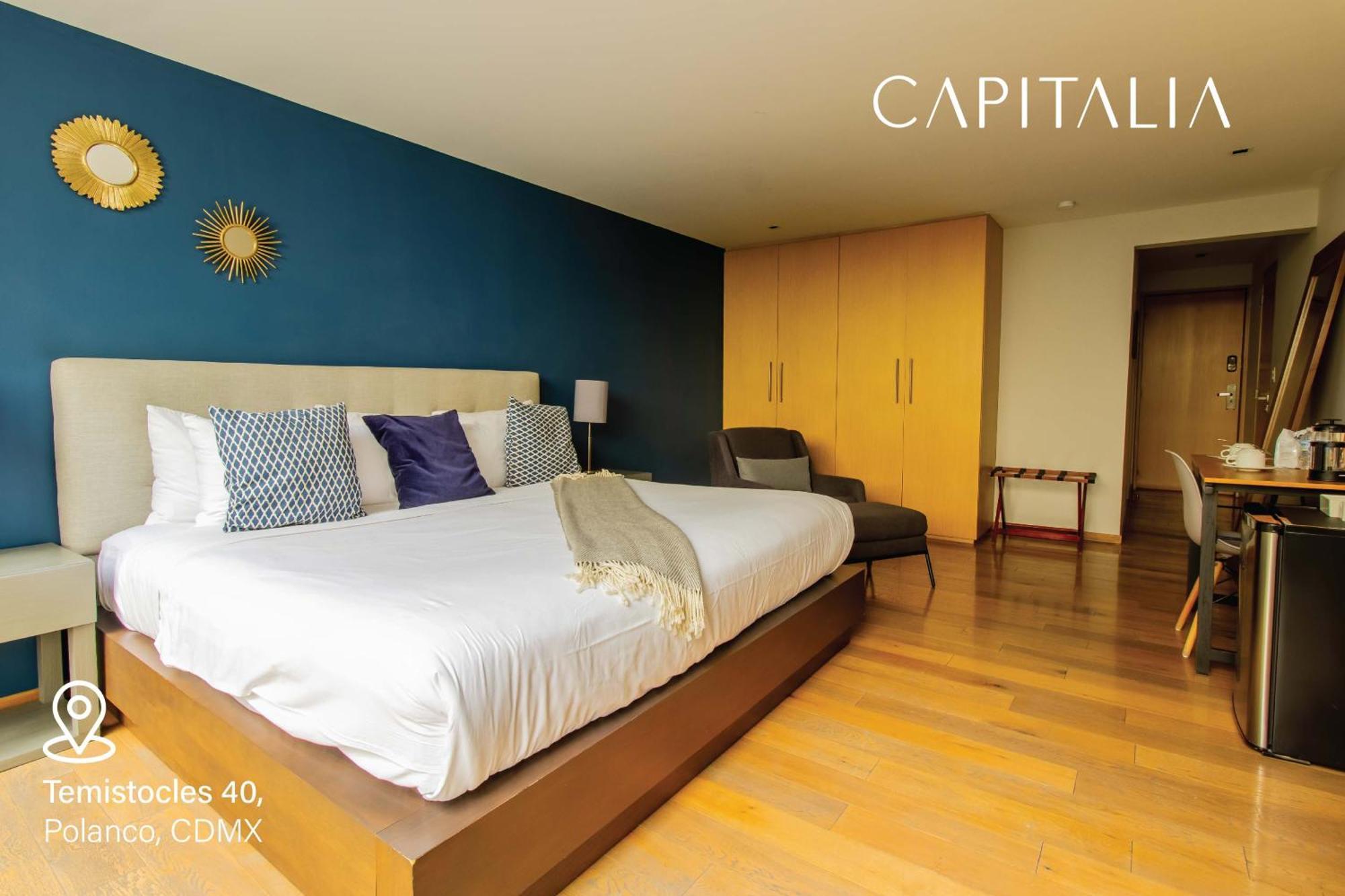 Capitalia - Luxury Apartments - Temistocles 40 墨西哥城 外观 照片
