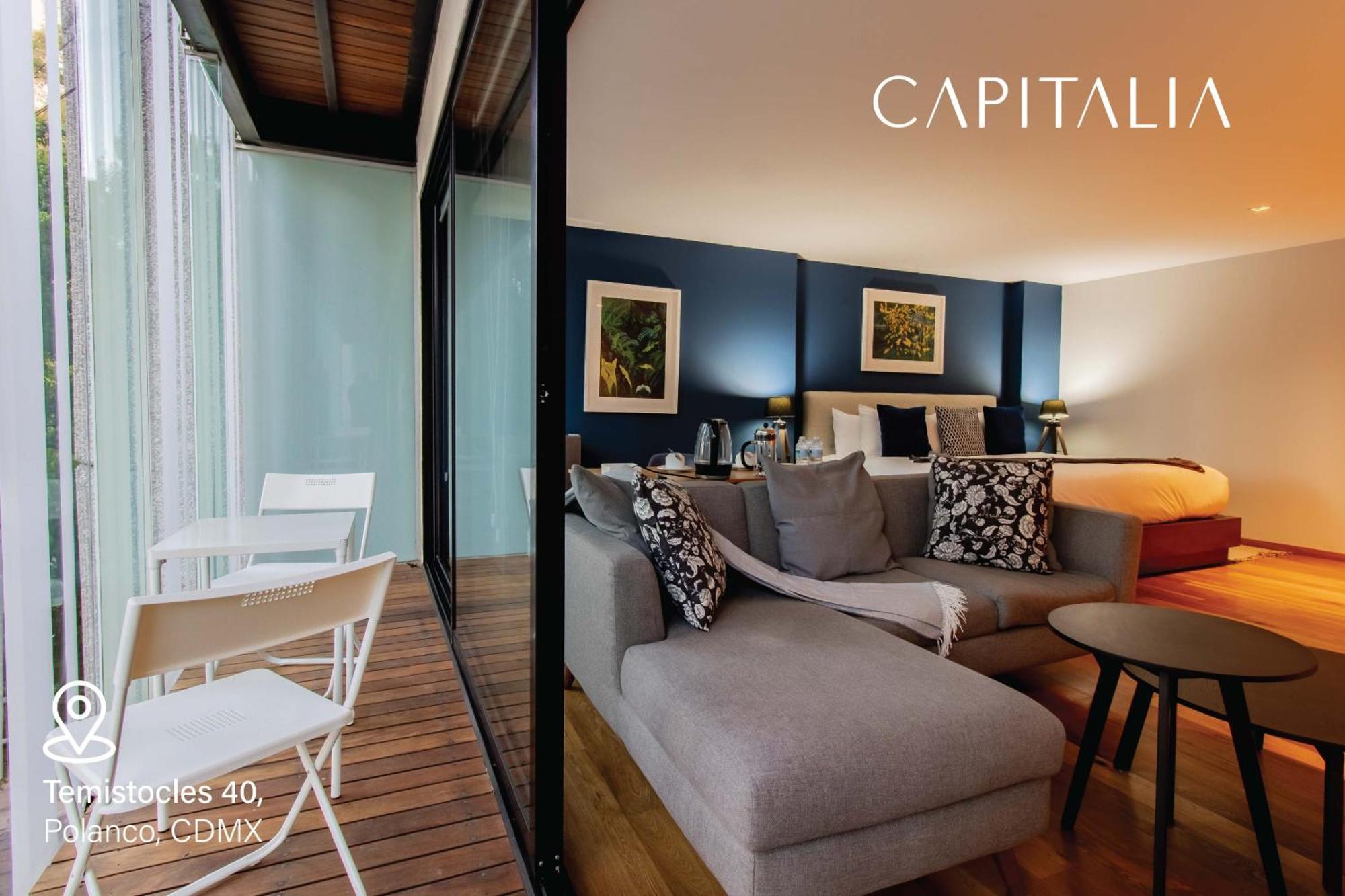 Capitalia - Luxury Apartments - Temistocles 40 墨西哥城 外观 照片